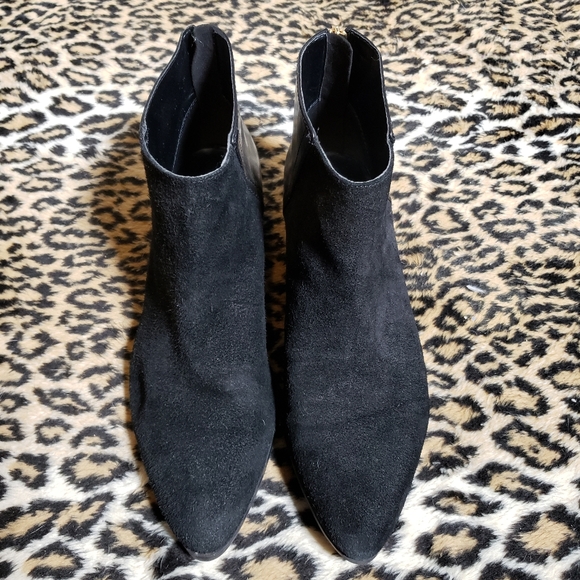 Nine West Shoes - NINE WEST LEATHER & SUEDE BOOTIES